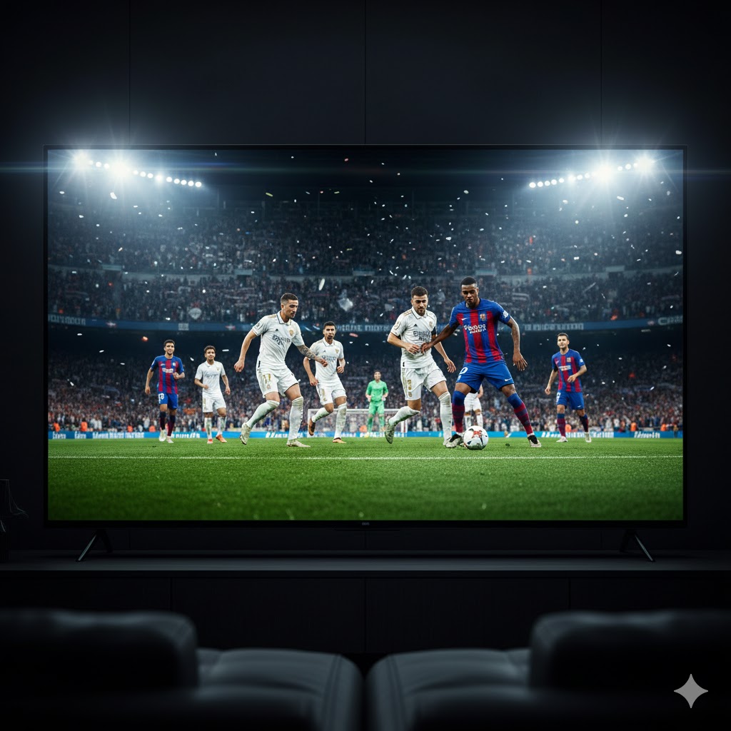 hvor kan man se real madrid mod fc barcelona