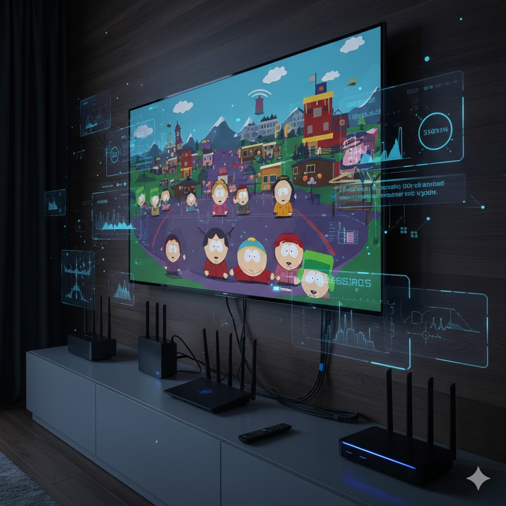 hvor kan man se south park